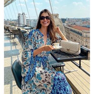 MISA Octavia Jaipur Maxi Floral Dress Size Large